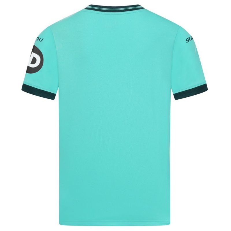 Ensemble maillot enfant Wolves 2025/26 Extérieur - Vert
