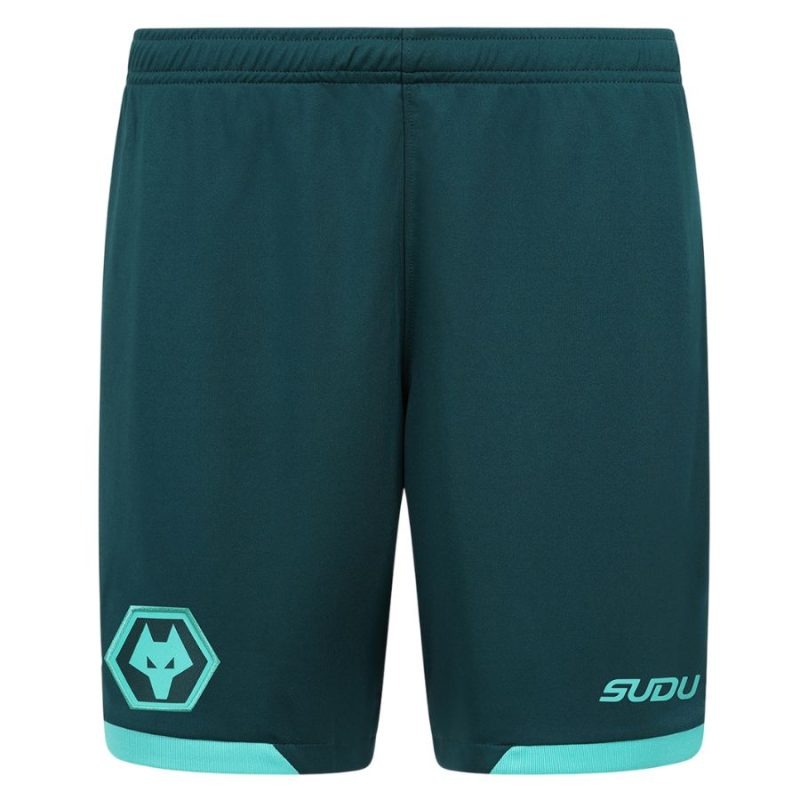 Ensemble maillot enfant Wolves 2025/26 Extérieur - Vert