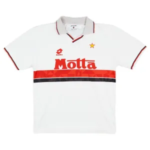 AC Milan 1993/94 Maglia da trasferta retrò - Bianca