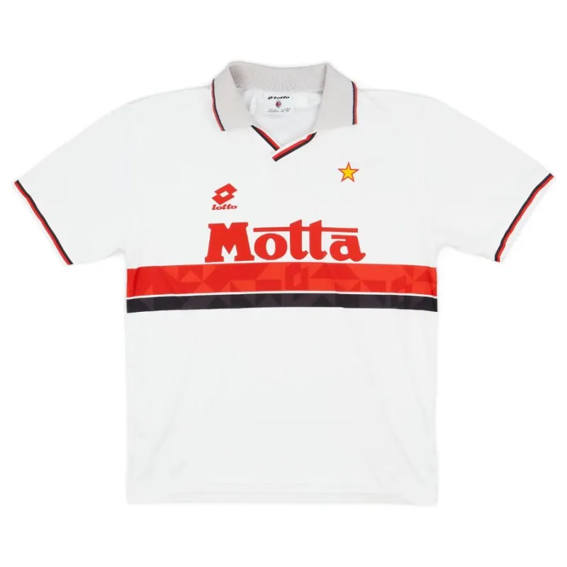 AC Mailand 1993/94 Retro-Auswärtstrikot - Weiß