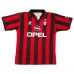 AC Milan 1996/97 Retro Home Jersey - Red/Black