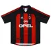 AC Milan 2000 2002 Maillot domicile rétro - Rouge/Noir