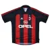 AC Milan MALDINI 2000 2002 Maillot domicile rétro - Rouge/Noir