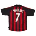 AC Milan SHEVCHENKO 2002/03 Maillot domicile rétro - Rouge/Noir