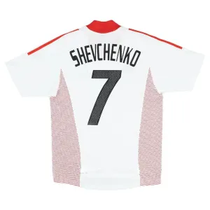 AC Milan SHEVCHENKO 2002/03 Maglia da trasferta retrò - Bianca