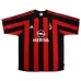 AC Milan 2003/04 Maillot domicile rétro - Rouge/Noir