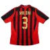 AC Milan MALDINI 2005/06 Maglia casalinga retrò - Rossa/Nera