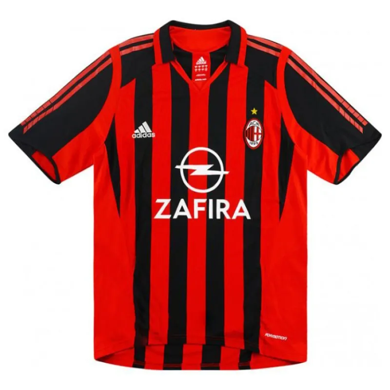 AC Milan SEEDORF 2005/06 Maillot domicile rétro - Rouge/Noir