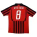 AC Milan GATTUSO 2007/08 Maillot domicile rétro - Rouge/Noir