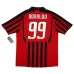 AC Mailand RONALDO 2007/08 Retro-Heimtrikot - Rot/Schwarz