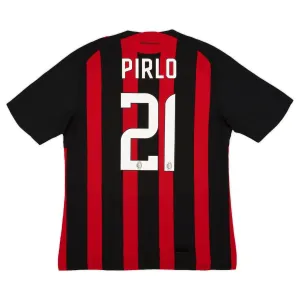 AC Milan PIRLO 2008/09 Maglia casalinga retrò - Rossa/Nera