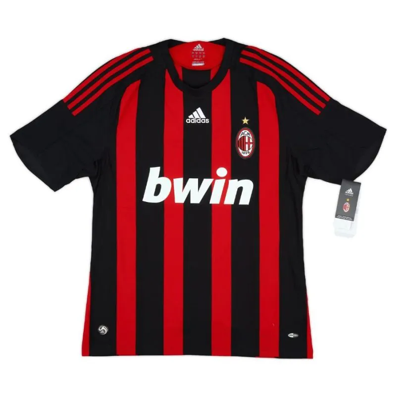AC Milan SHEVCHENKO 2008/09 Retro Home Jersey - Red/Black