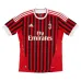 AC Mailand 2011/12 Retro-Heimtrikot - Rot/Schwarz