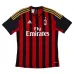 AC Milan 2013/14 Maillot domicile rétro - Rouge/Noir