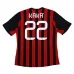 AC Milan KAKA 2013/14 Maglia casalinga retrò - Rossa/Nera