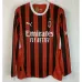 Maglia a maniche lunghe 2024/25 di casa del AC Milan - Rossa