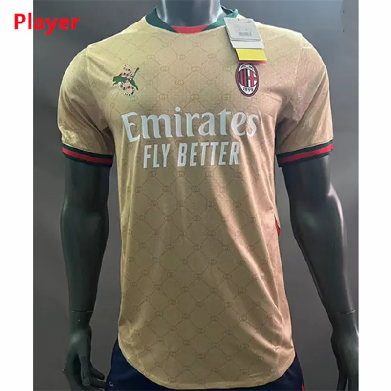 AC Milan GUCCI 2024/25 Jersey - Player - Yellow