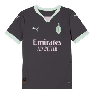Terzo maglia dell'AC Milan 2024/25 per bambini - Grigia