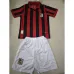 Maillot commémoratif pour enfants de l'AC Milan 2024/25 à manches longues - Rouge