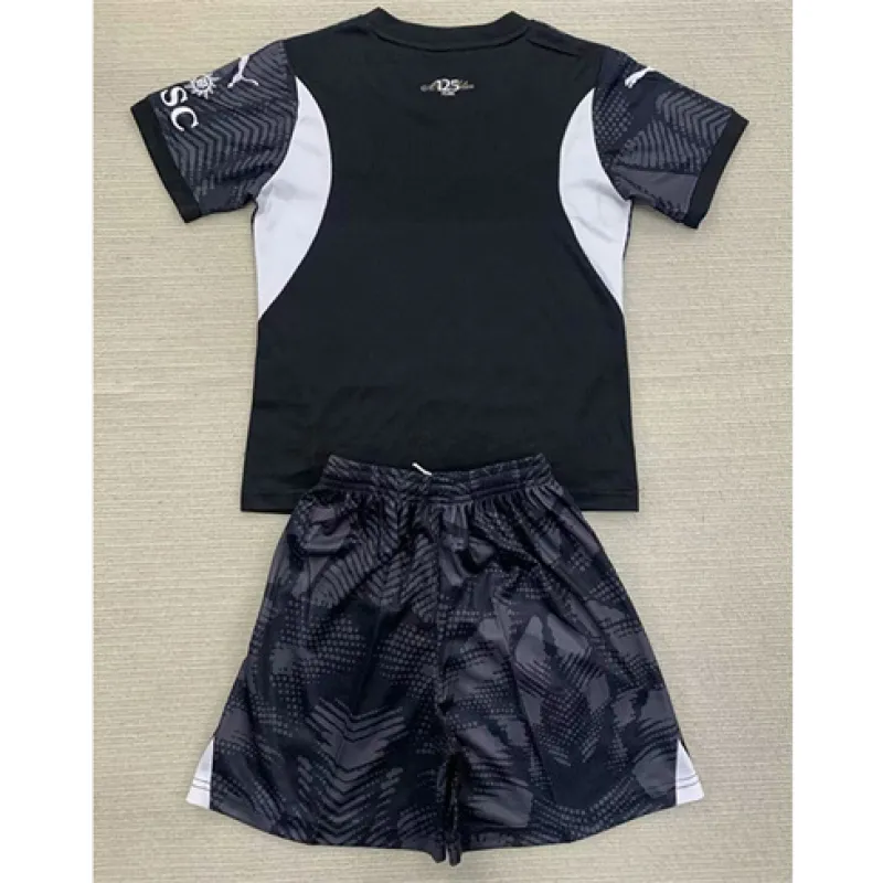 Maillot de gardien de but pour enfants de l'AC Milan 2024/25 - Noir