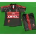 Maglia retro infantile terza di AC Milan 1998/99 - Nera