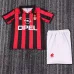 AC Milan 1996/97 Retro Home Children's Jersey - Red