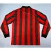 AC Milan 1994/95 Home Retro Long - Sleeve Jersey - Red