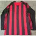 Maglia retro di casa con maniche lunghe dell'AC Milan 2008 - Rossa