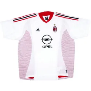 Maglia retro di trasferta dell'AC Milan 2002/03 - Bianca