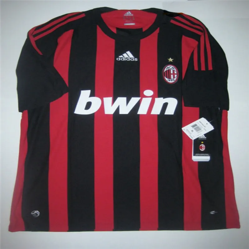 Maglia retro di casa dell'AC Milan 2008/09 - Rossa