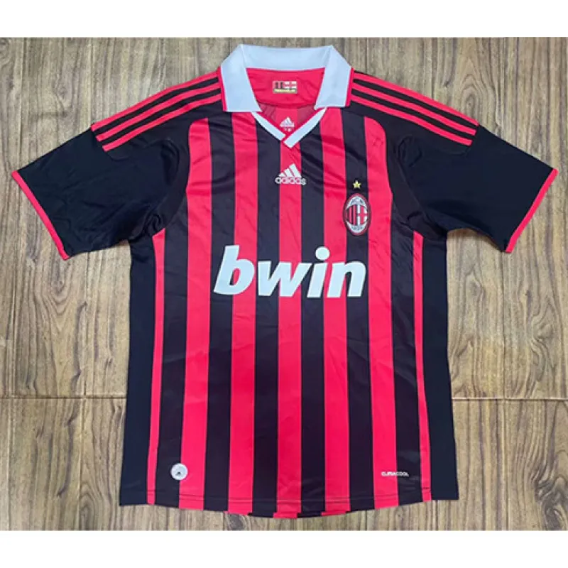 Maglia retro di casa dell'AC Milan 2009/10 - Volo - Rossa