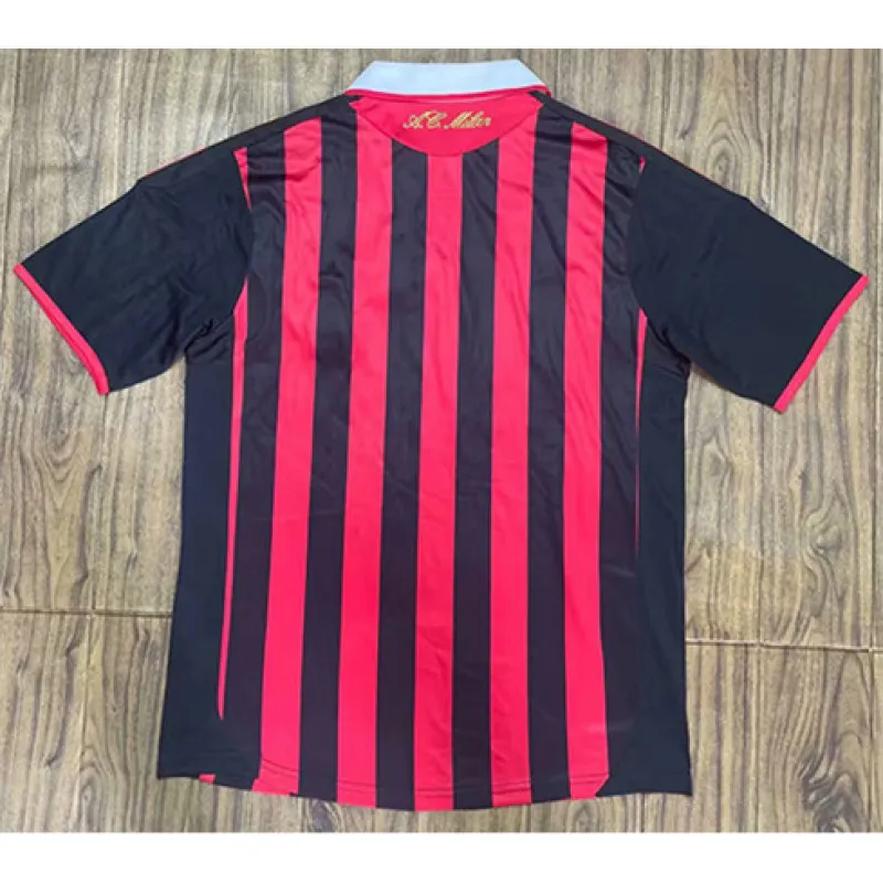 Maglia retro di casa dell'AC Milan 2009/10 - Volo - Rossa