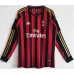 Camiseta retro de local de mangas largas del AC Milan 2013/14 - Roja