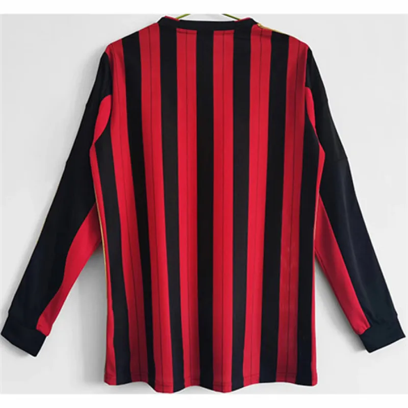 Camiseta retro de local de mangas largas del AC Milan 2013/14 - Roja
