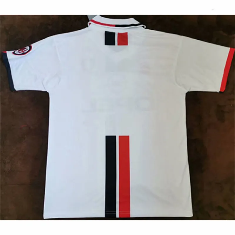 AC Milan 1995 - 97 Away Retro Jersey - White