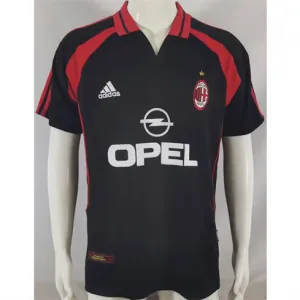 Terza maglia retro dell'AC Milan 2000/01 - Nera