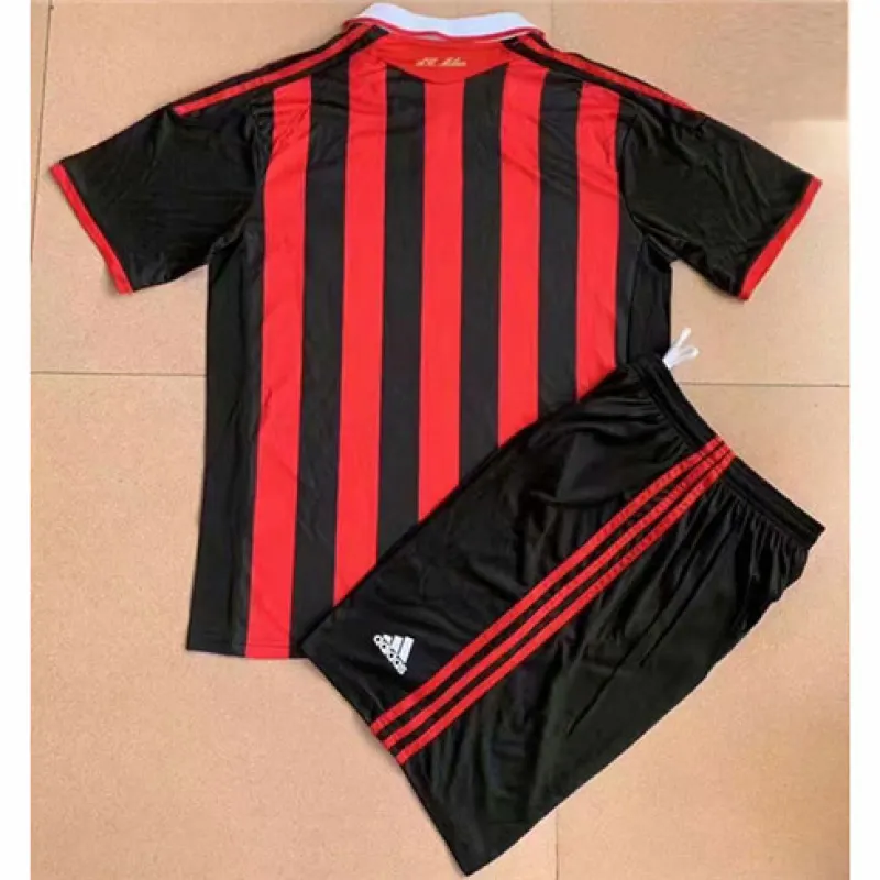 AC Milan 2009/10 Heim - Retro - Kinder - Trikot - Rot