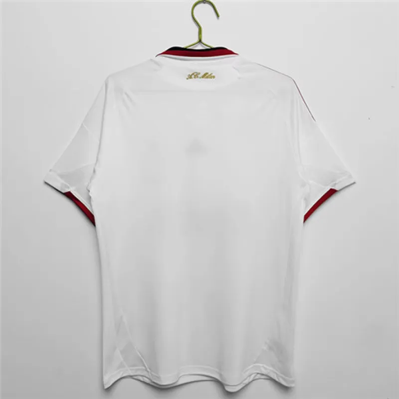 Maglia retro di trasferta dell'AC Milan 2009/10 - Bianca