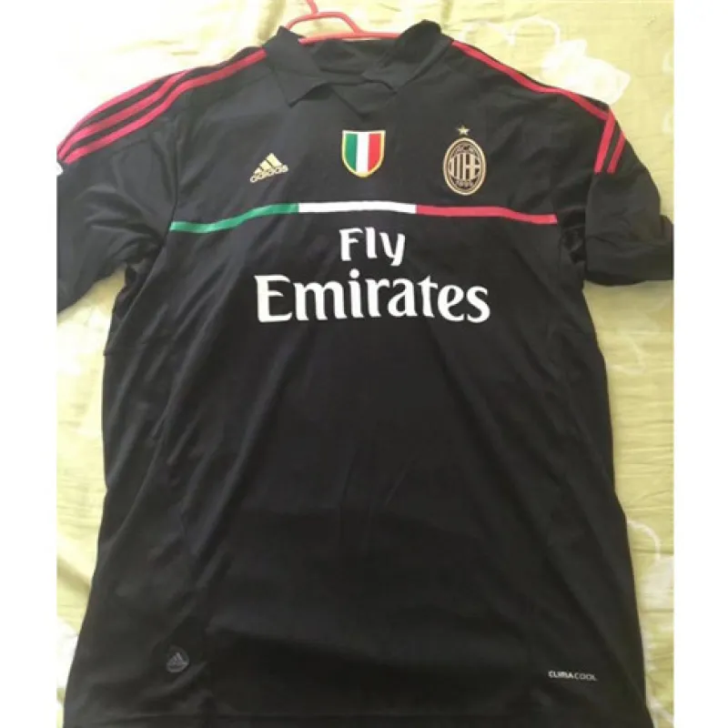 AC Milan 2011/12 Third Retro Jersey - Black