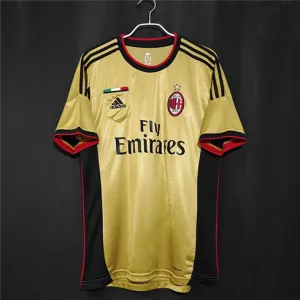 Maglia retro terza dell'AC Milan 2013/14 - Gialla
