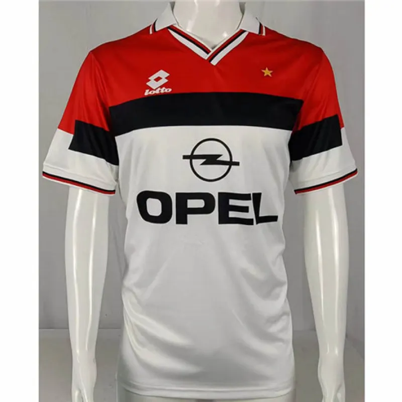AC Milan 1994/95 Auswärts - Retro - Trikot - Weiß