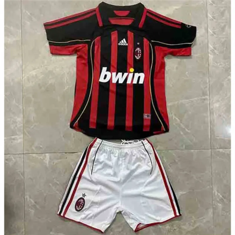 AC Milan 2006/07 Retro Children's Jersey - Red