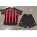 AC Milan 2007/08 Heim - Retro - Kinder - Trikot - Rot