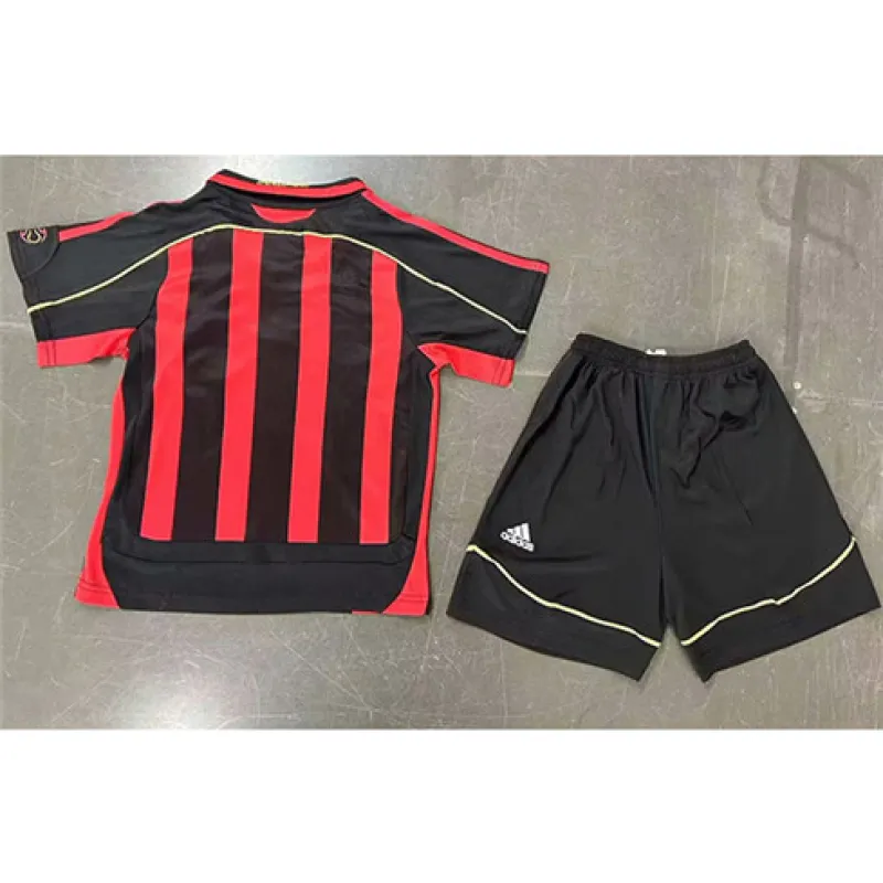 AC Milan 2007/08 Heim - Retro - Kinder - Trikot - Rot