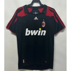 AC Milan 2007/08 Third Retro Jersey - Black