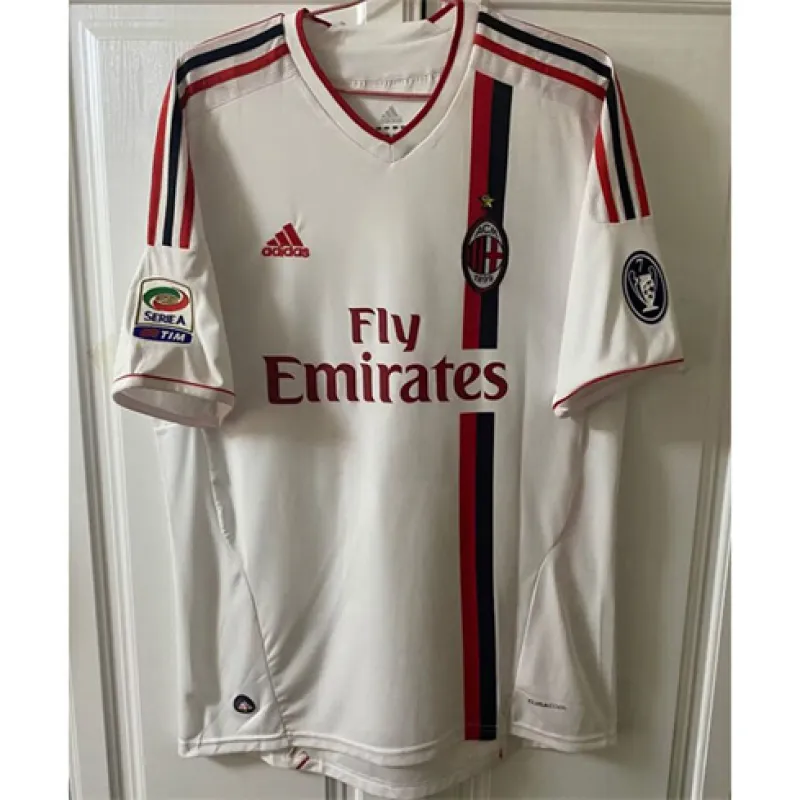 AC Milan 2011/12 Away Retro Jersey - White