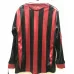 Maillot rétro à manches longues de l'AC Milan 2009 - Rouge