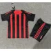 AC Milan 2008/09 Children's Home Retro Jersey - Red