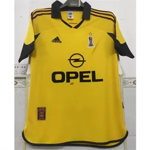 Maglia retro di trasferta dell'AC Milan 1999/00 - Gialla