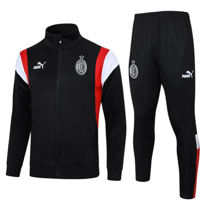 Veste de sport A de l'AC Milan 2024/25 - Noire